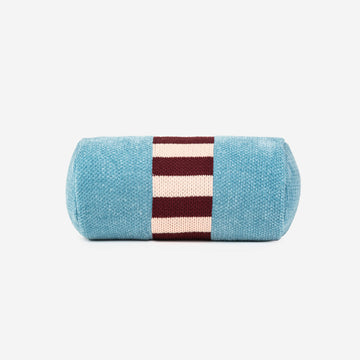 Stone Blue | Tile Patch Chenille Bolster Pillow