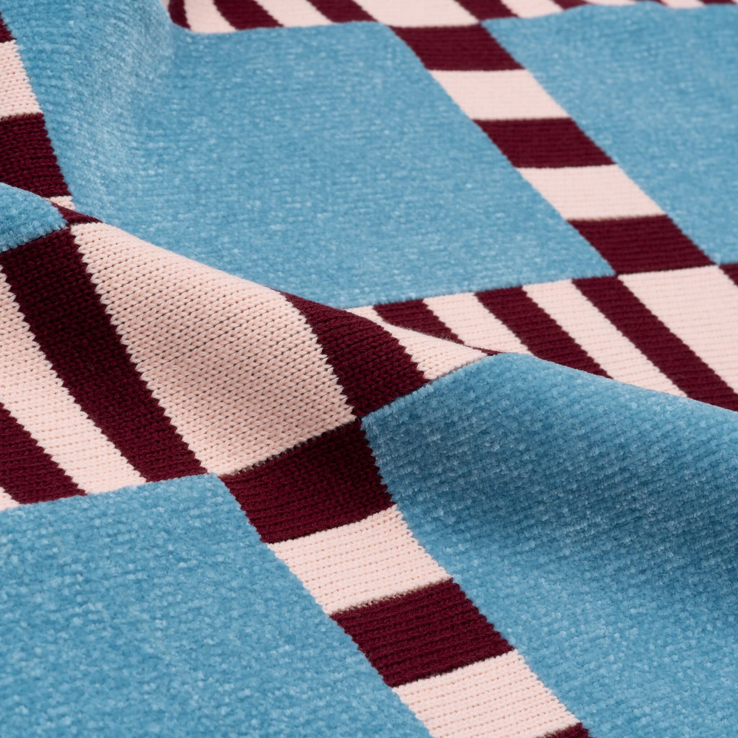 Tile Patch Chenille Throw