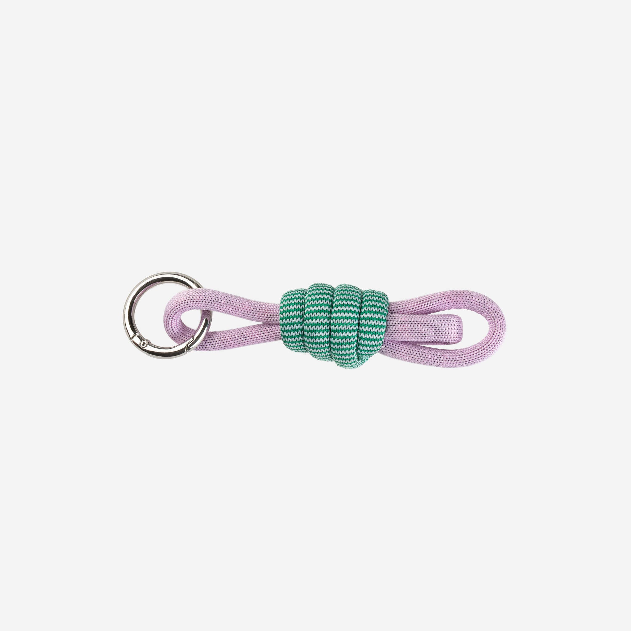 Keychain Less Thread Colorblock Knot Keychain Handmade Eco-friendly Key Holder Bag Charm ...