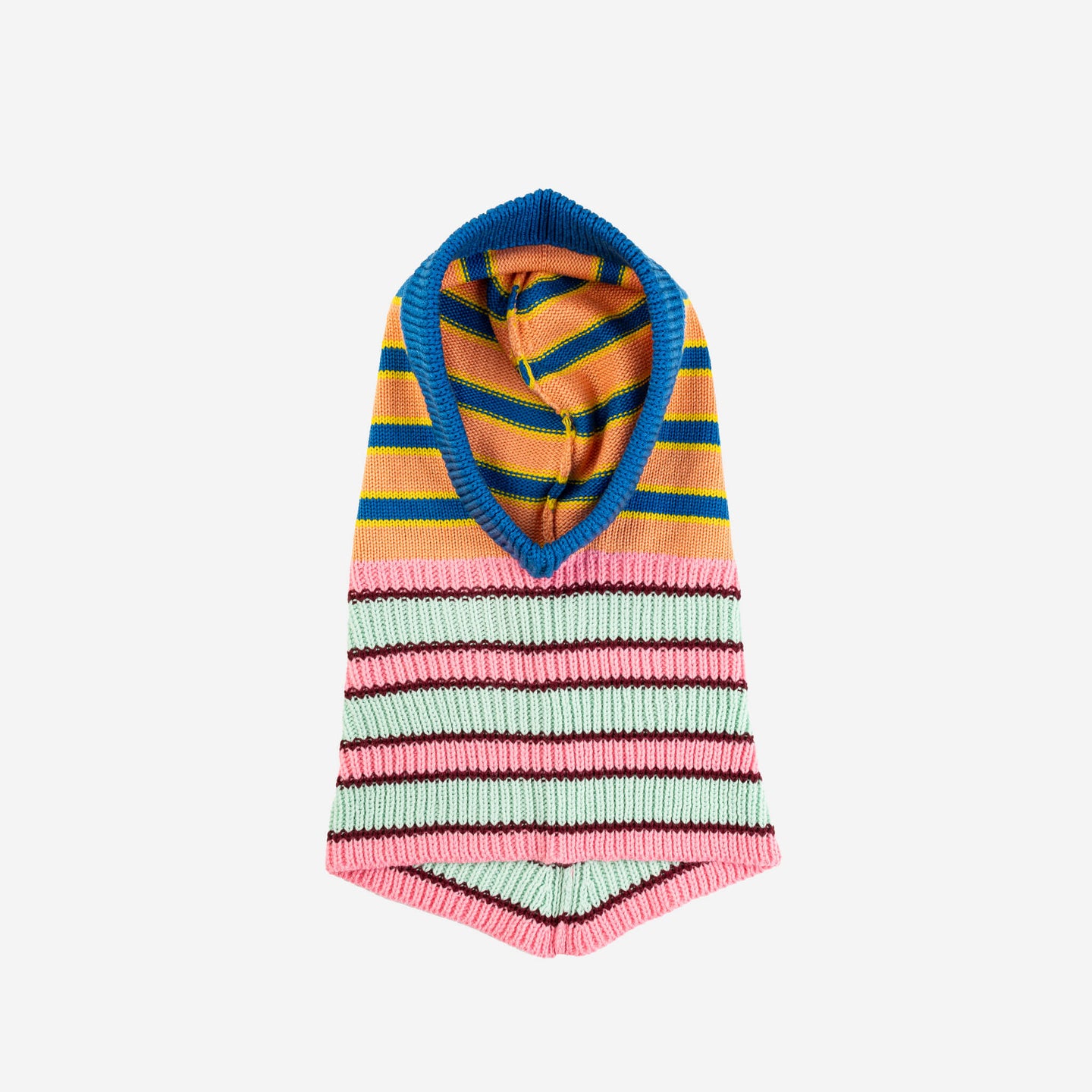 Zipper Stripe Hood