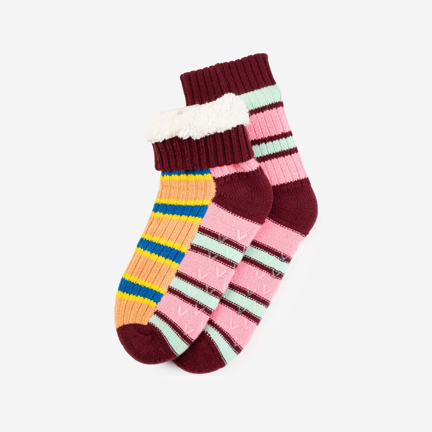 Zipper Stripe House Socks