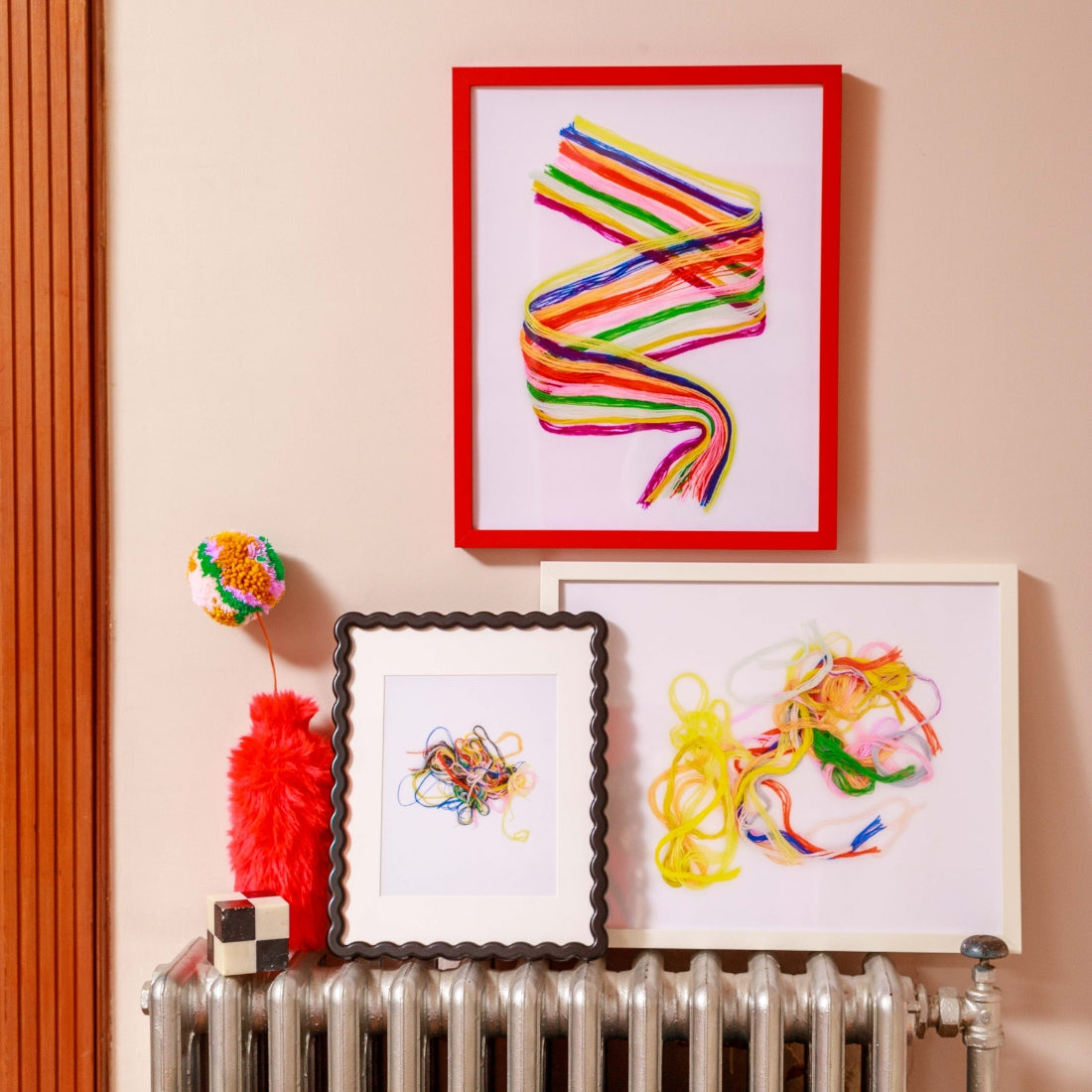 Linear Rainbow Art Print