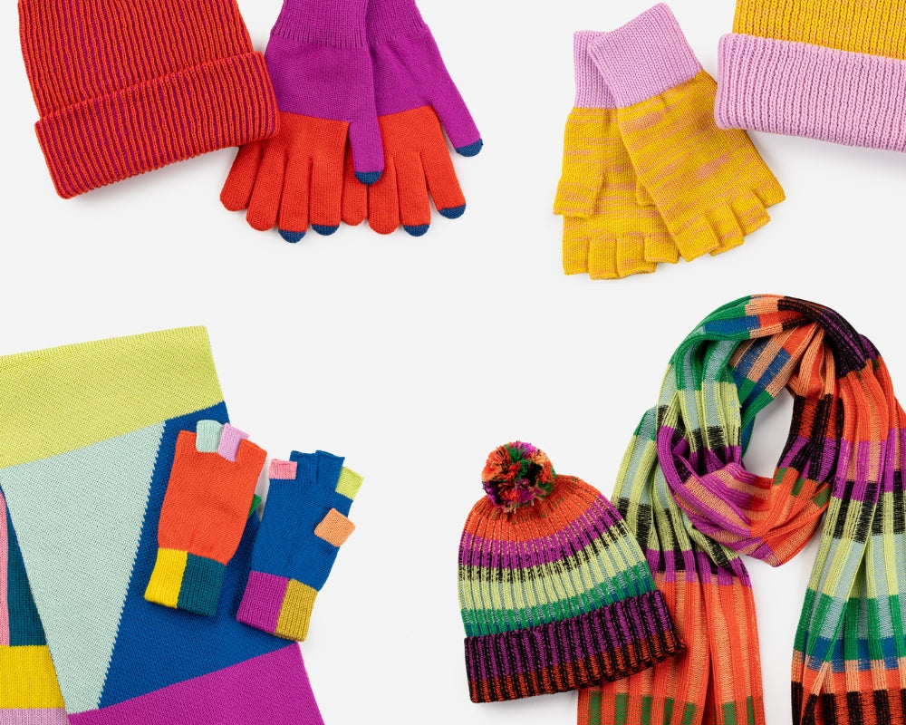 matching knit gift sets beanies gloves and scarves