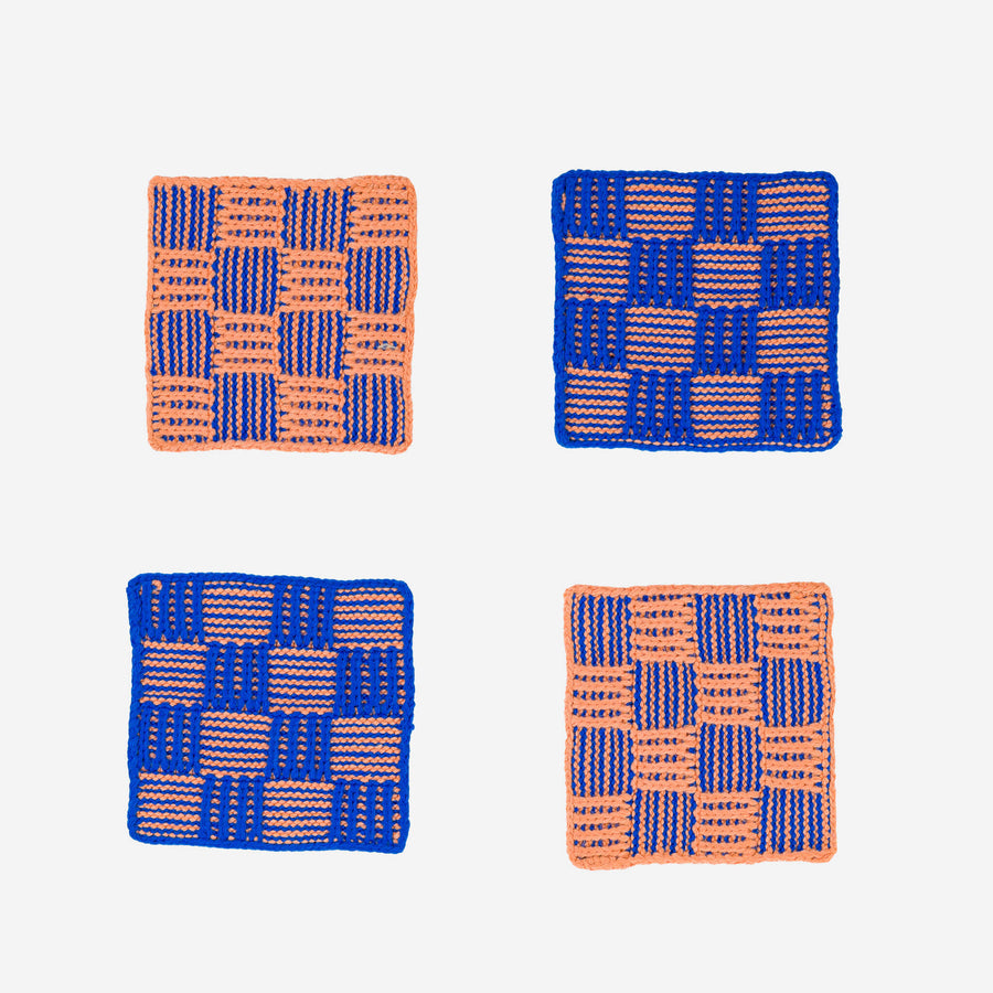 Checkerboard Coaster Set