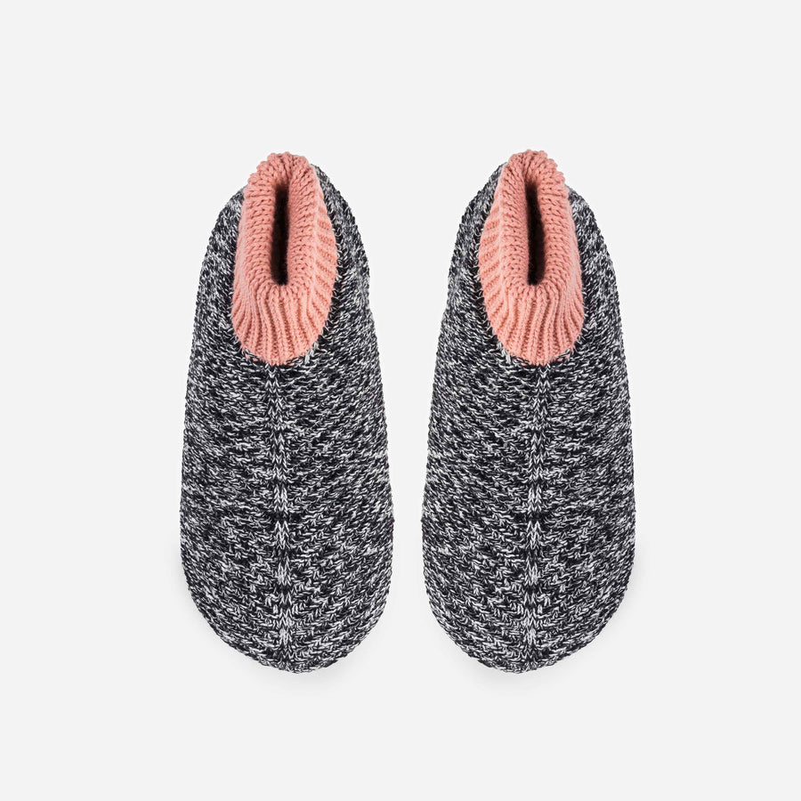 Chevron Knit Bootie Slippers