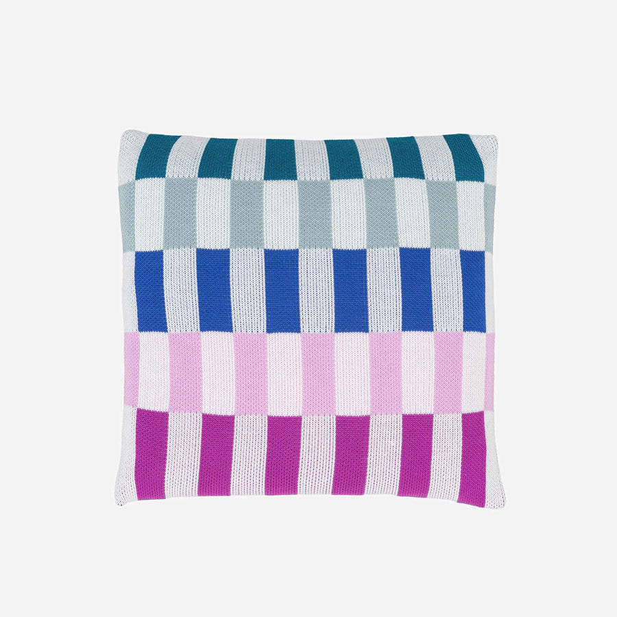 Rainbow | Albers Checkerboard Pillow Cover