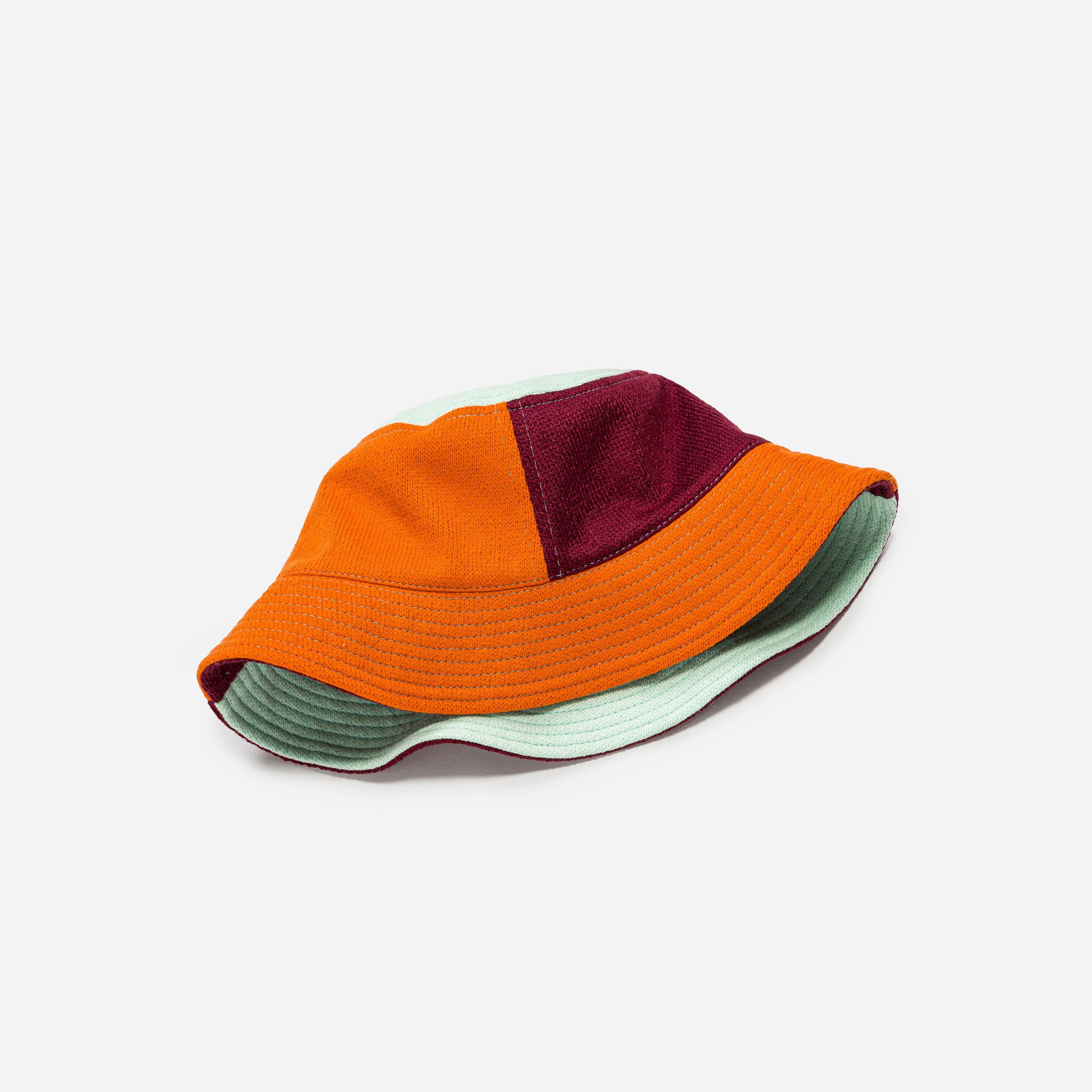 Squiggle Stripe Bucket Hat - Knit Bucket Hat Crushable Packable Sun Hat Washable Poppy Lilac