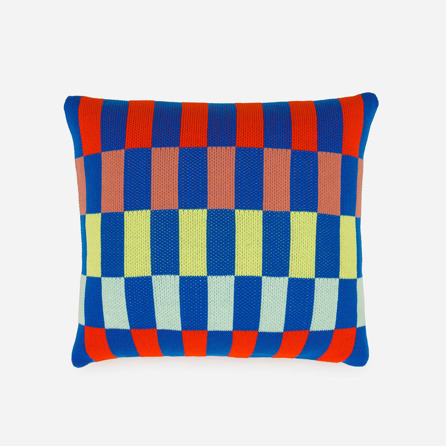 Rainbow | Albers Checkerboard Pillow Cover