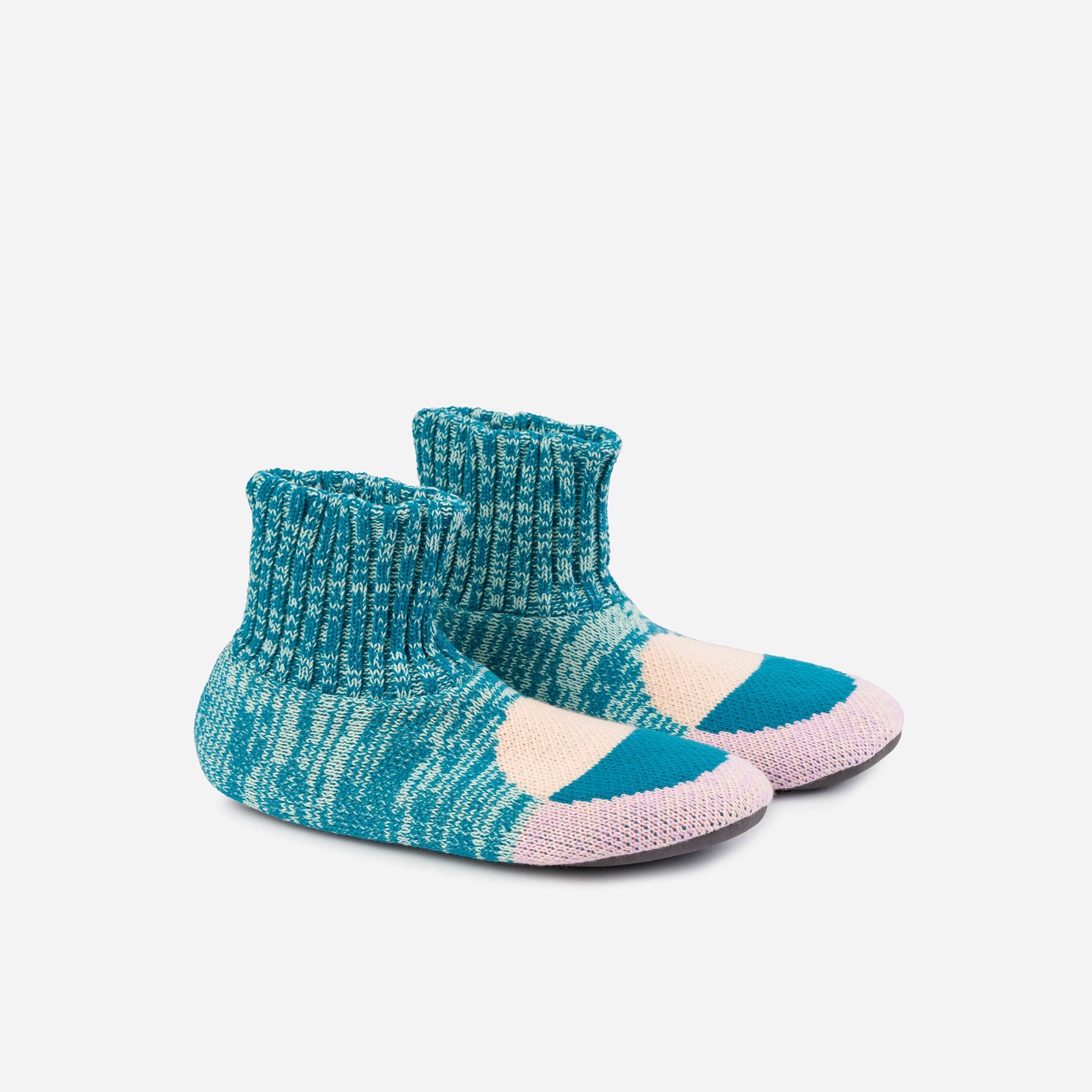Flip Dot Knit Sock Slippers Retro Soft Padded Socks Unisex Men's Extended SizesKnitted