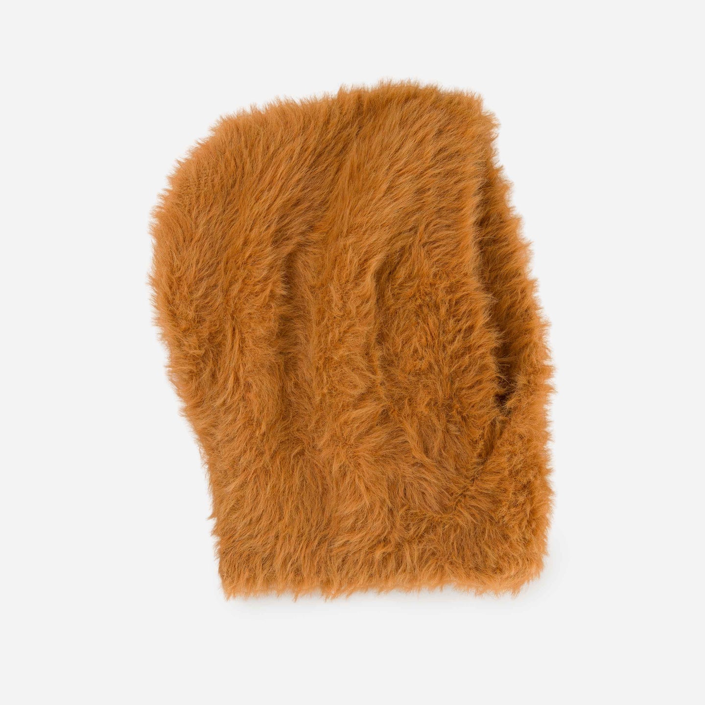 Fuzzy Faur Fur Knit Hood