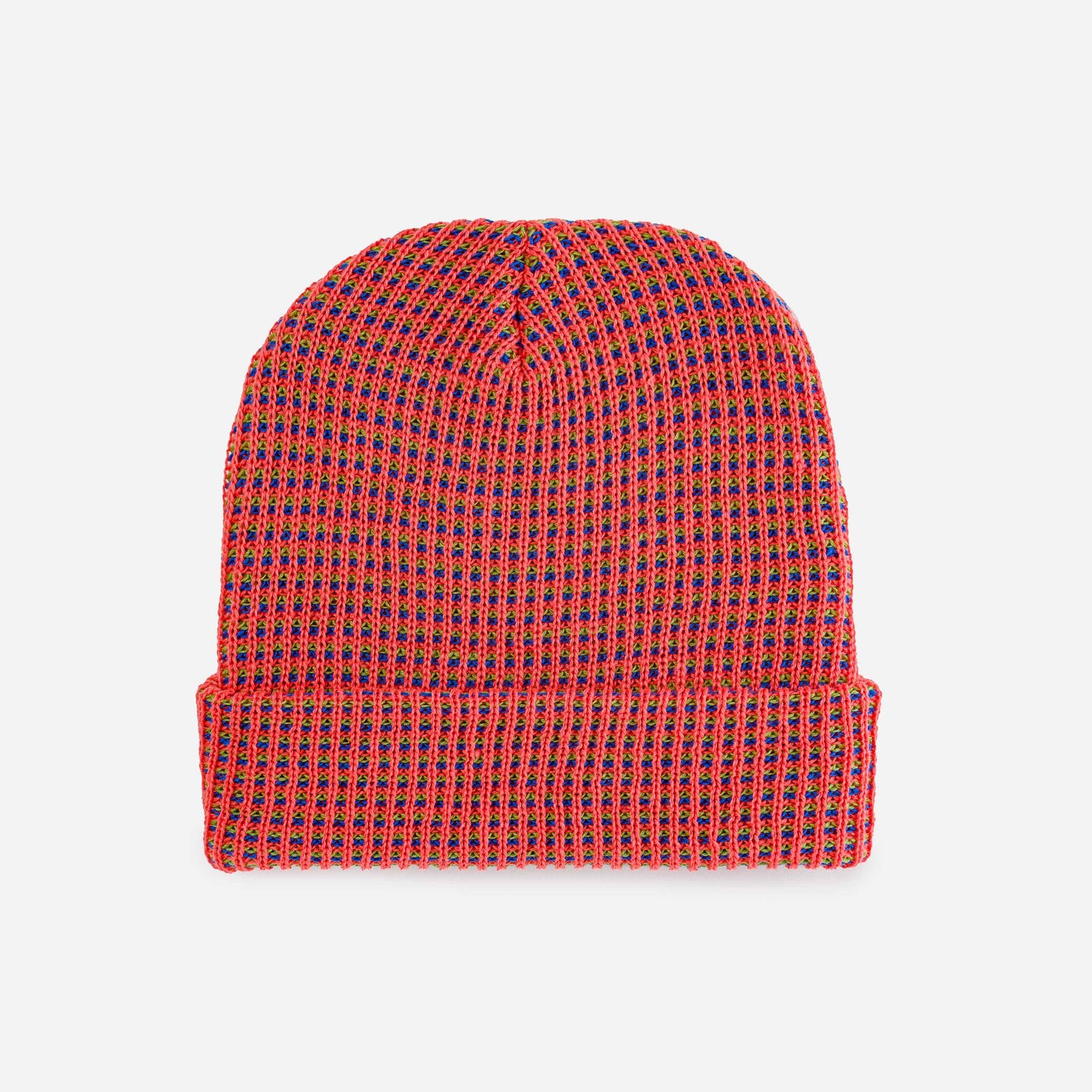 Grid Simple Rib Hat -knit slouchy
