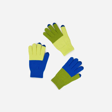 Lime Cobalt | Kids Pair and Spare Glove Sets