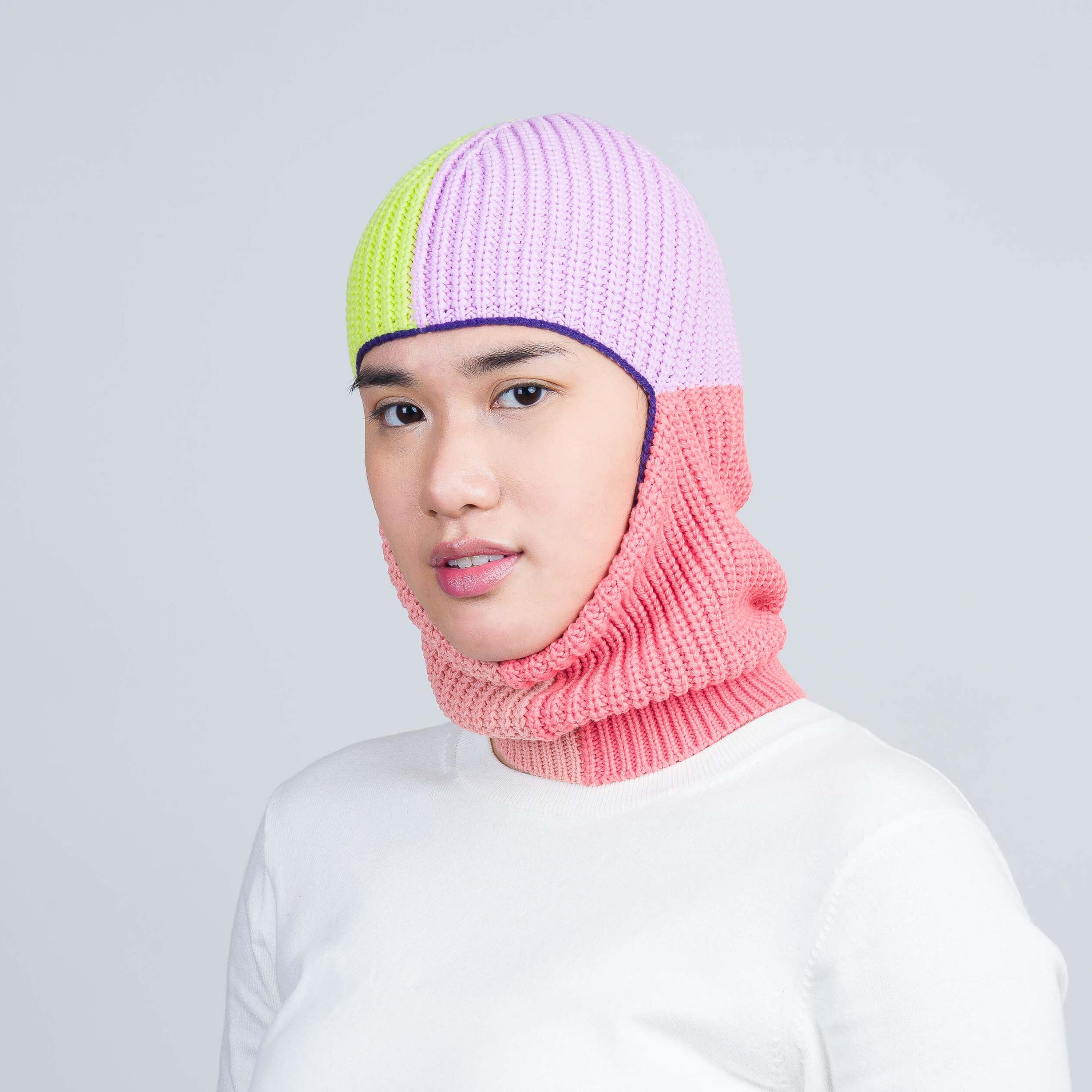 Quattro Knit Balaclava Winter Ski Mask Gaiter Soft Yarn – VERLOOP