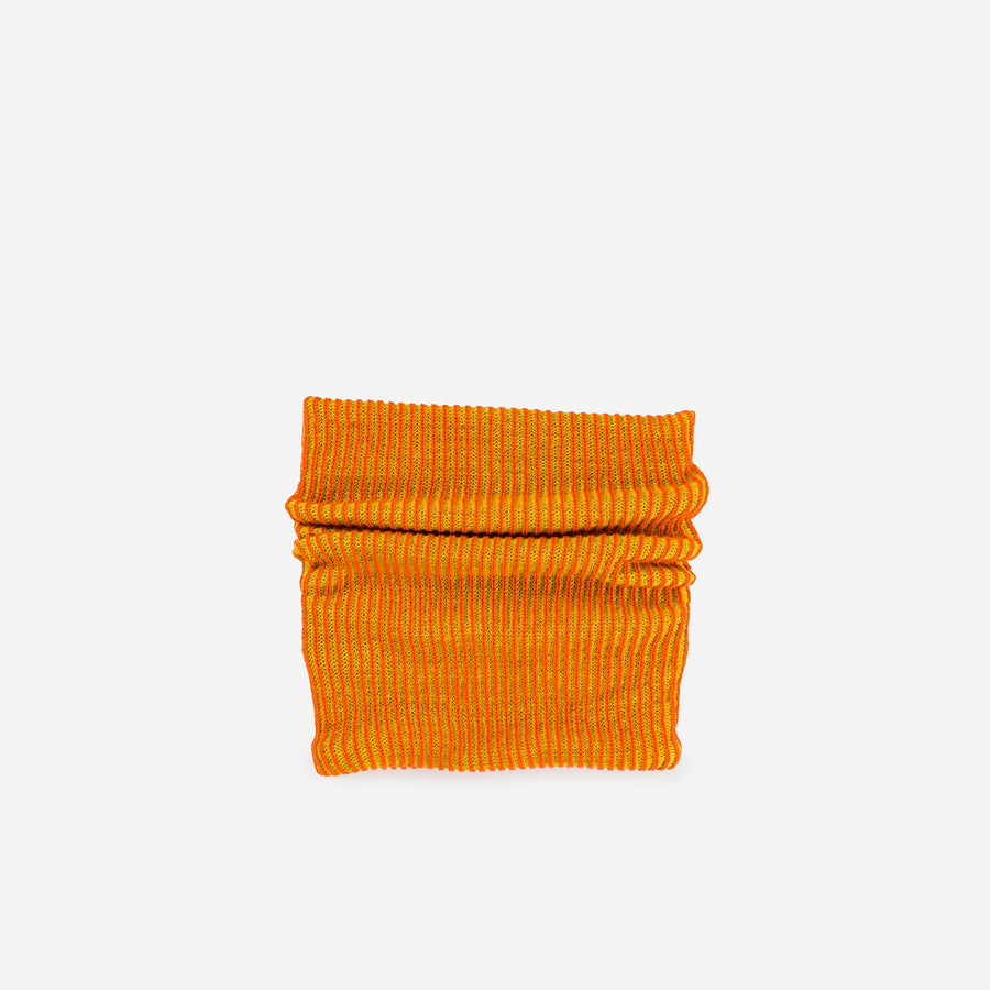 Yellow | Simple Rib Knit Snood Neckwarmer Stretchy Holiday Gift