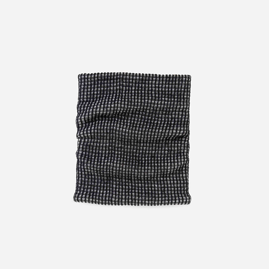 Coral | Grid Knitted Snood Knit Neckwarmer Stretch Turtleneck Unisex