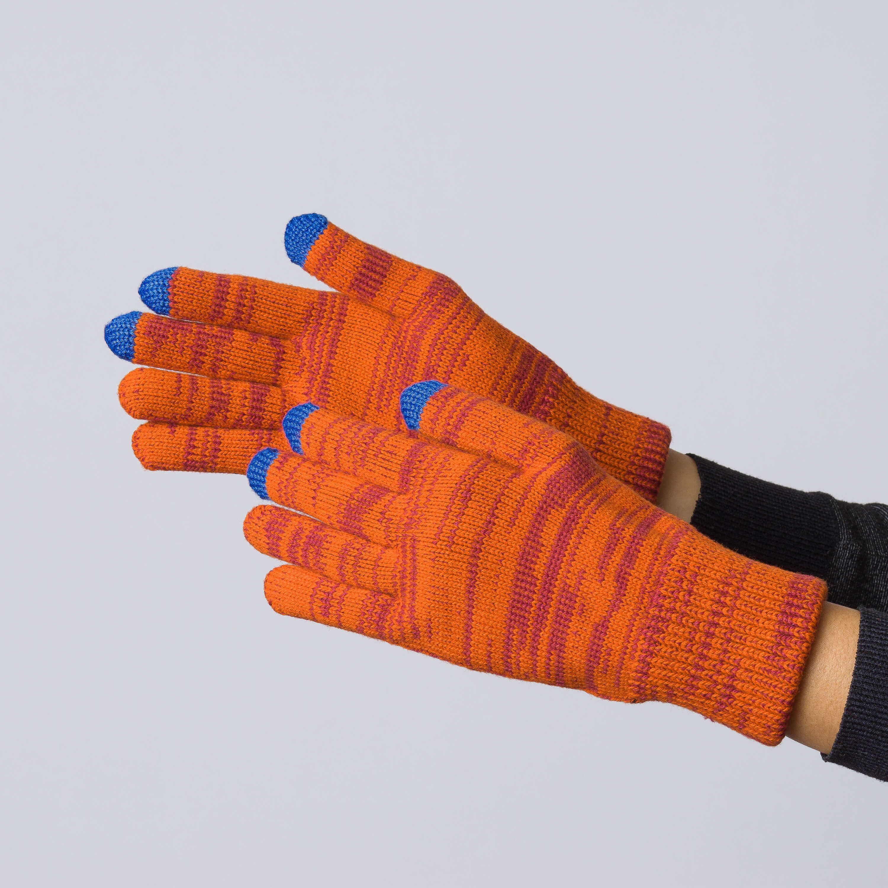 Knit Winter Touchscreen Gloves - Womens - Mens - Pink, Blue