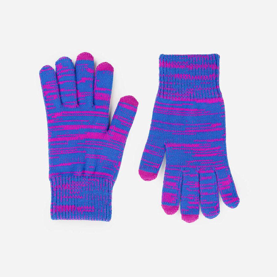 Kelly Lilac | Trio Touchscreen Knit Winter Gloves Unisex Mens Stretch