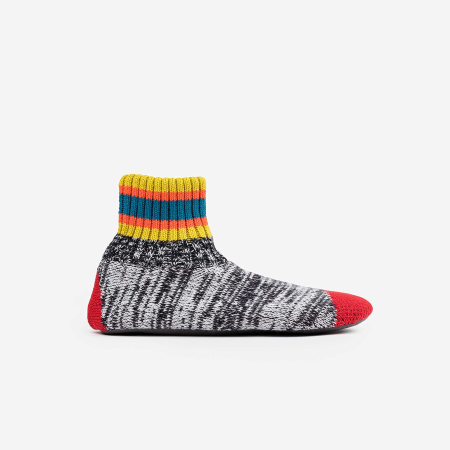 Flame White | Varsity Sock Slippers