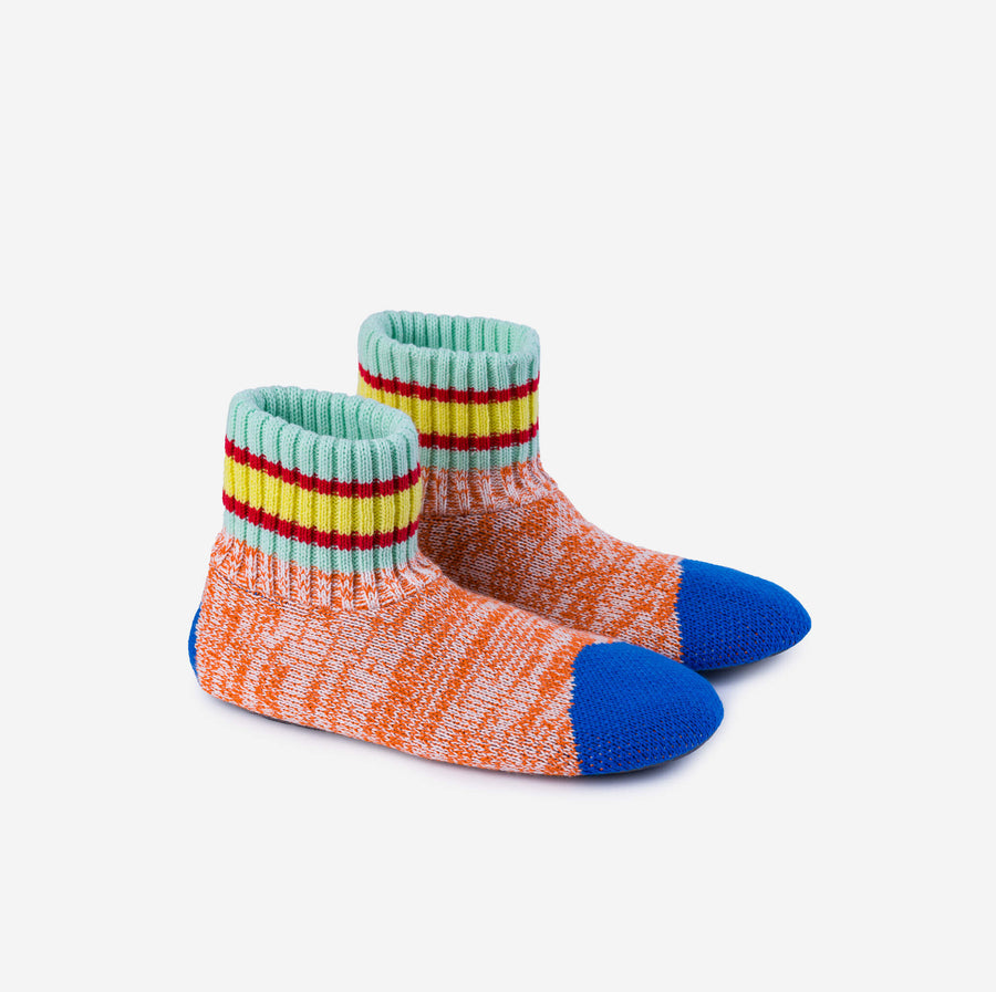 Flame White | Varsity Sock Slippers