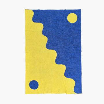 Golden Olive Navy | Yin Yang Wave Throw